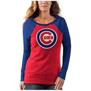 G-111 Chicago Cubs Varsity Letter Emblem Sweatshirt Size Large